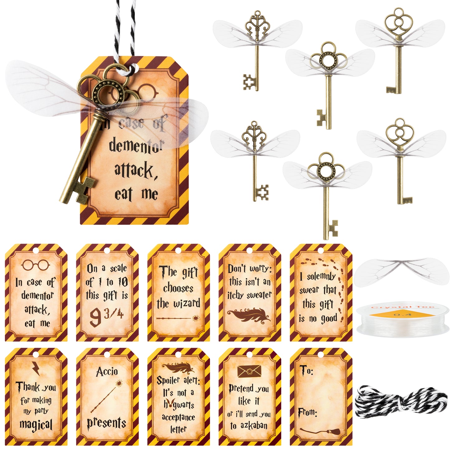 112PCS Magical Wizard Vintage Keys Flying Keys Charms Gift Tags, Vinta – l1rabe 112pcs-magical-wizard-vintage-keys-flying-keys-charms-gift-tags-vinta-l1rabe
